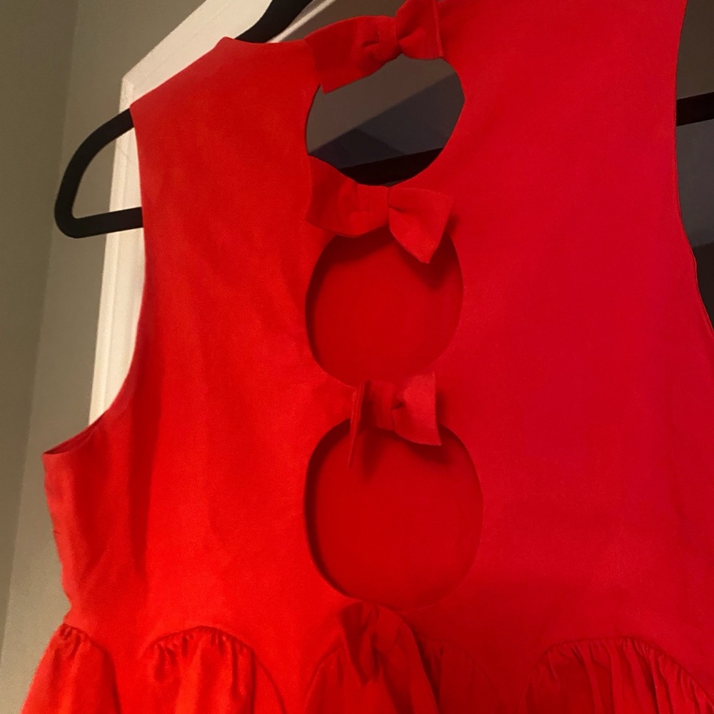 Maeve Bold Red Mini Dress